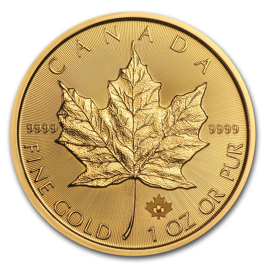 Gold Canadian Maple Leaf Coin 2016 - 1 oz